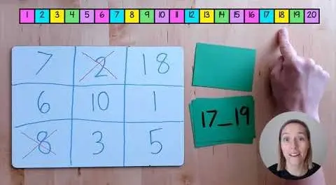 Bingo de matemáticas con Miss Pearce